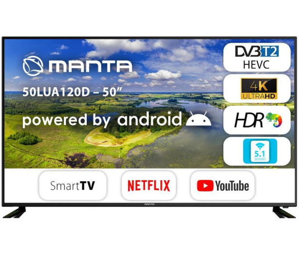 Manta TV MANTA 50" 50LUA120D UHD AndroidTV - 1458119 - zdjęcie